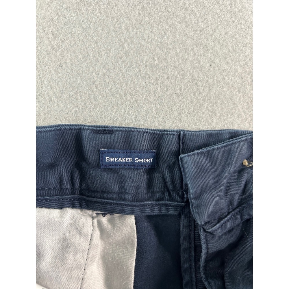 Vineyard Vines Breaker Shorts Mens 30 Navy Blue Embroidered Whale Chino‎ Preppy - Picture 2 of 7